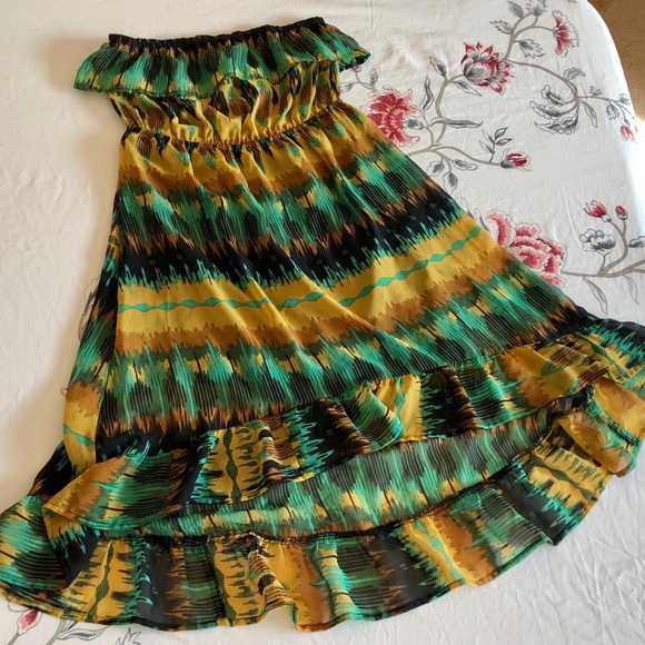 ✨ ✨ ‼️ LAST CHANCE! (To be donated) ‼️ ✨Forever 21 Strapless Unique Dress - Picture 6 of 8